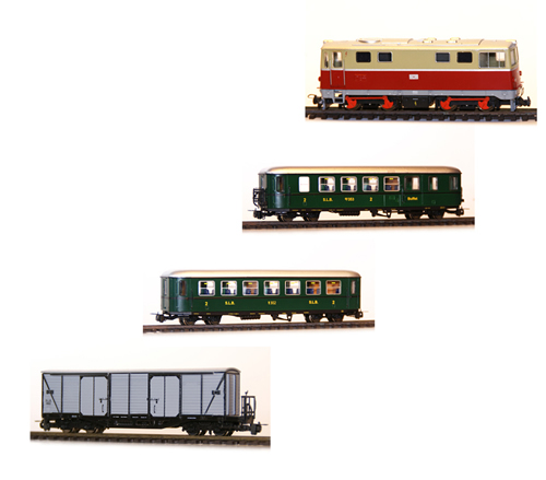 Ferro Train 9720-P - Austrian SLB Vs71+National park train  Vs71+BD+B+G